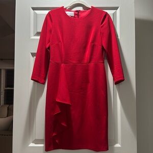 Red Donna Morgan dress